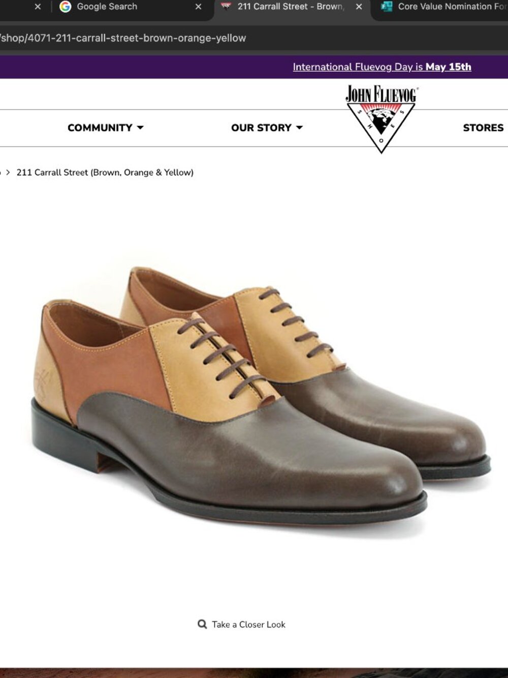John Fluevog 211 Carrall Street Leather Traditional Oxfords Dress Shoe Size 9